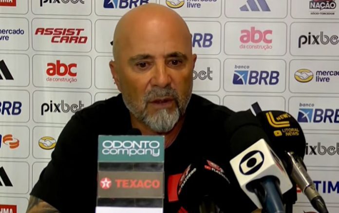 Ficou louco? Sampaoli elogia Flamengo após jogo contra o Goiás: 'Controlamos os 90 minutos'