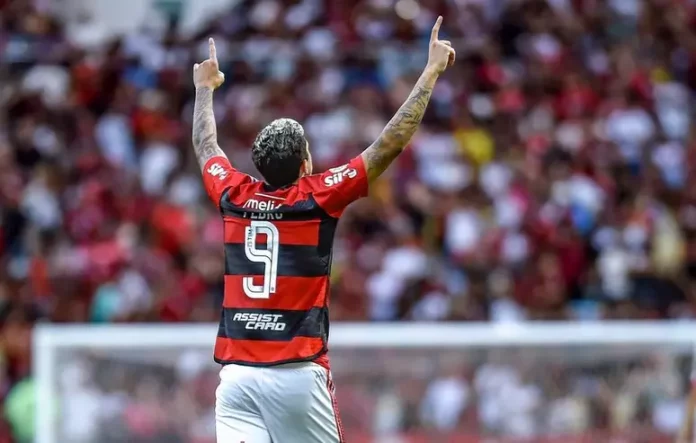 Será? Pedro pode atingir marca histórica pelo Flamengo na partida contra o Santos