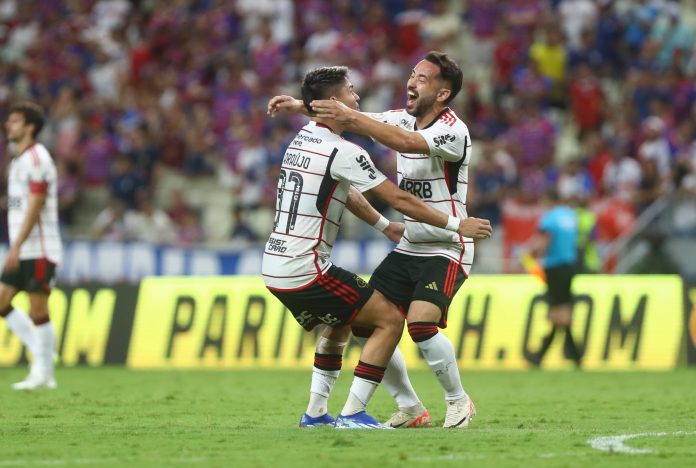 Veja os gols da vitória do Flamengo contra o Fortaleza
